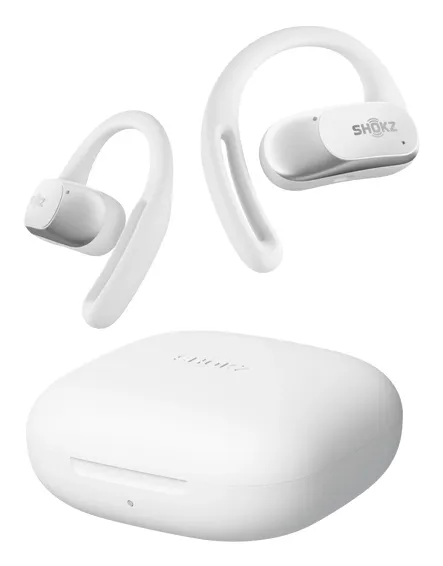 Shokz OpenFit Air -langattomat nappikuulokkeet, valkoinen