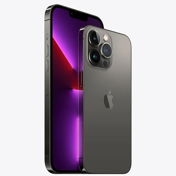 Renoverad iPhone 13 Pro Max 128 GB - mobiltelefon, grafit (Utm&auml;rkt skick)
