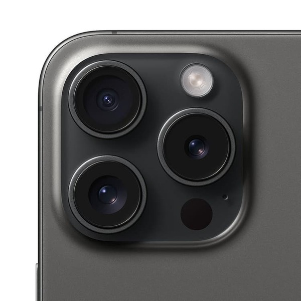 Renoverad iPhone 15 Pro 1 TB, svart titan (Mycket bra skick)