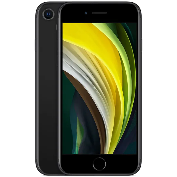 Renoverad iPhone SE (2020) 128 GB - mobiltelefon, Svart (Mycket bra skick)