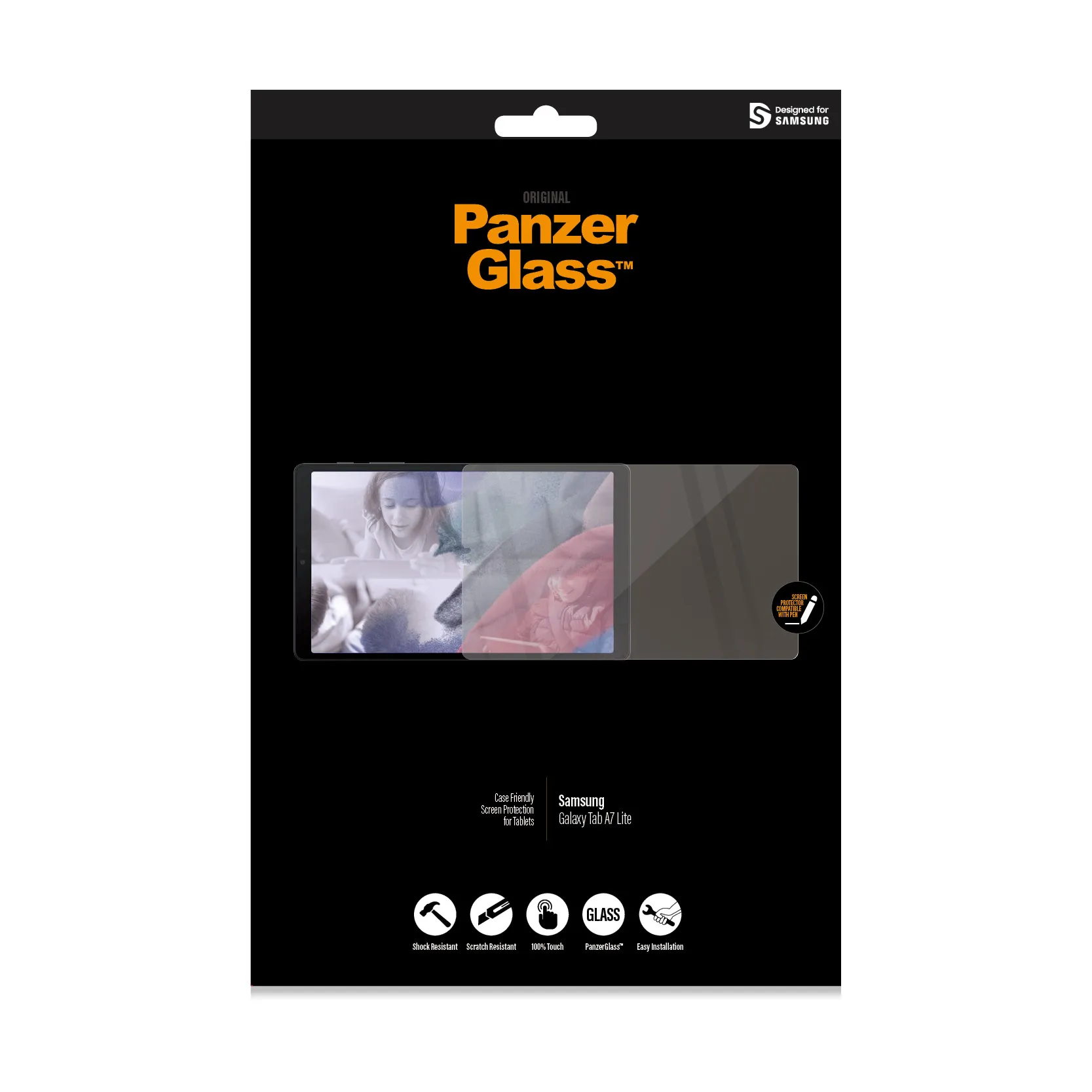 PanzerGlass Samsung Galaxy TAB - A7 LITE Case Friendly