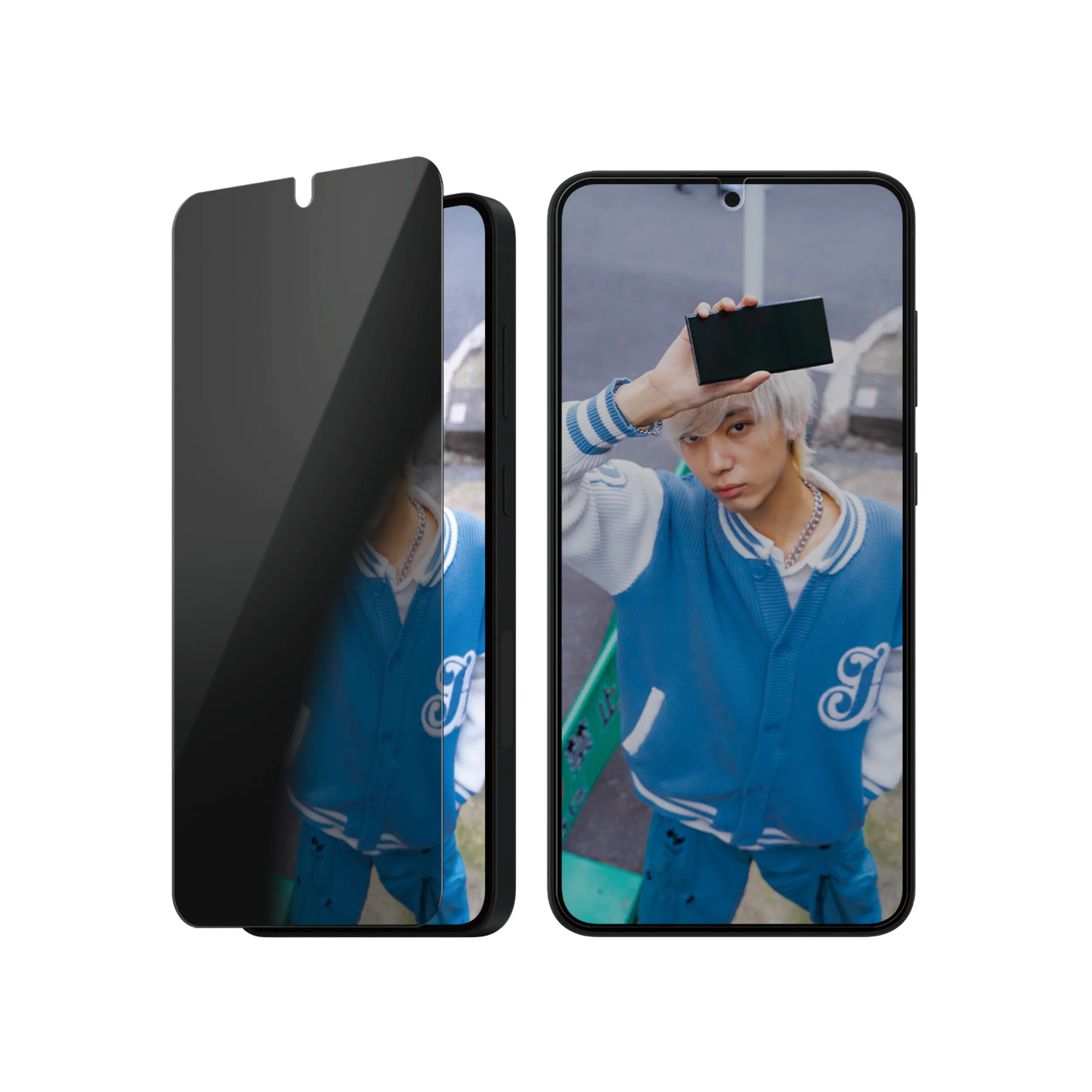 PanzerGlass Ultra-Wide Fit Alignerkit Galaxy S25 Plus -panssarilasi, Privacy