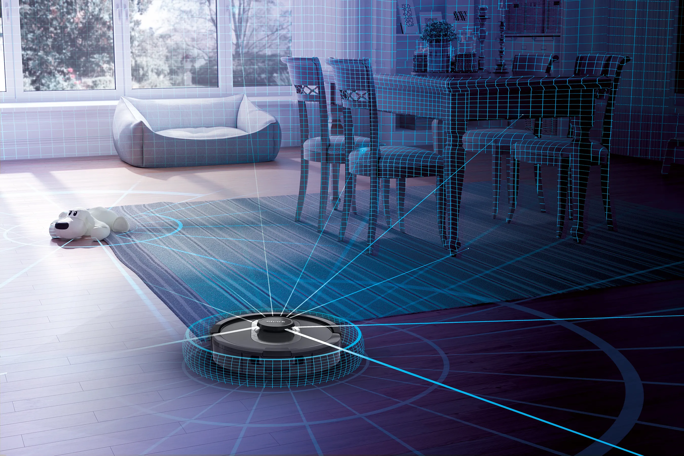 Shark RV2500SEU - robot vacuum cleaner, Black
