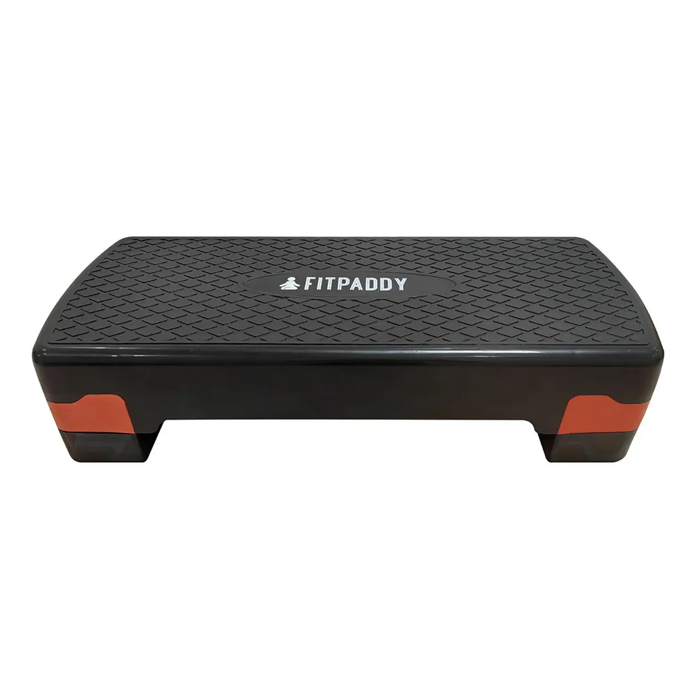 FITPADDY STEPPER01 Aerobic Step-plattform Svart/Orange