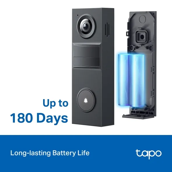 TP-Link Tapo D205 2K Battery Video Doorbell Mini