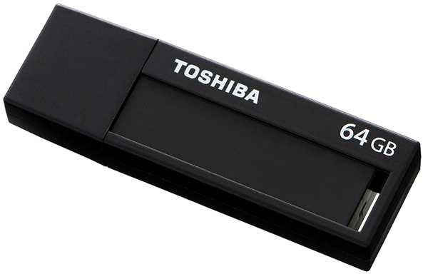 Toshiba 64GB TransMemory U302 USB 3.0 - memory stick, Black