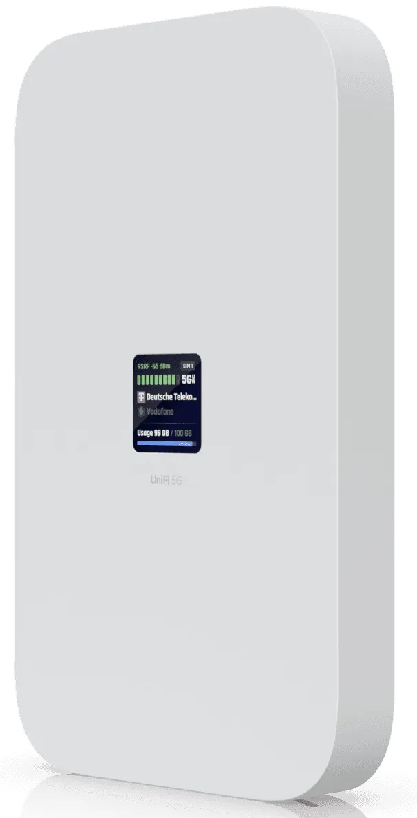 Ubiquiti UniFi 5G Max (U5G-MAX) - Cellular network modem / 5G gateway, White