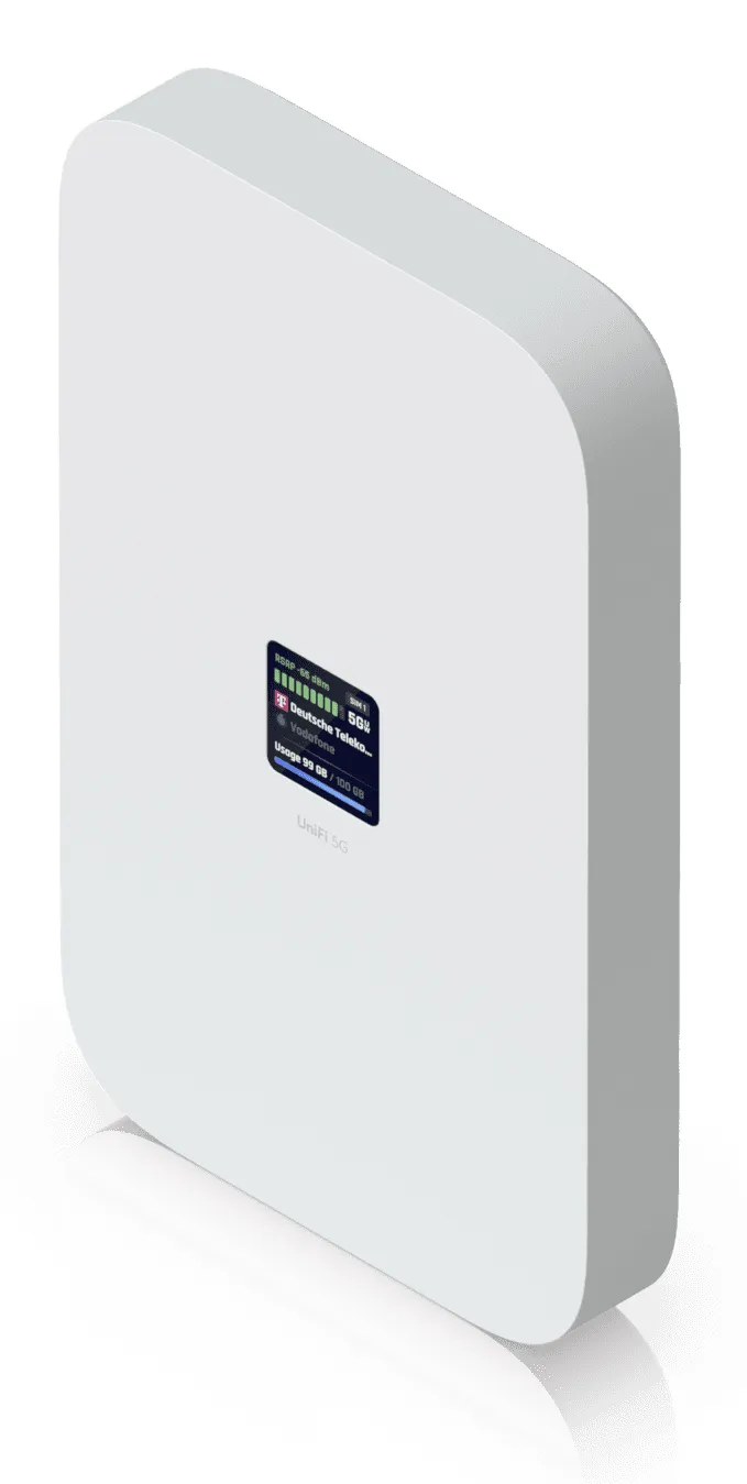 Ubiquiti UniFi 5G Max (U5G-MAX) - Cellular network modem / 5G gateway, White