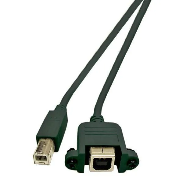 MicroConnect USB 2.0 USB-A to USB-B extension cable, 1.8 m, Black