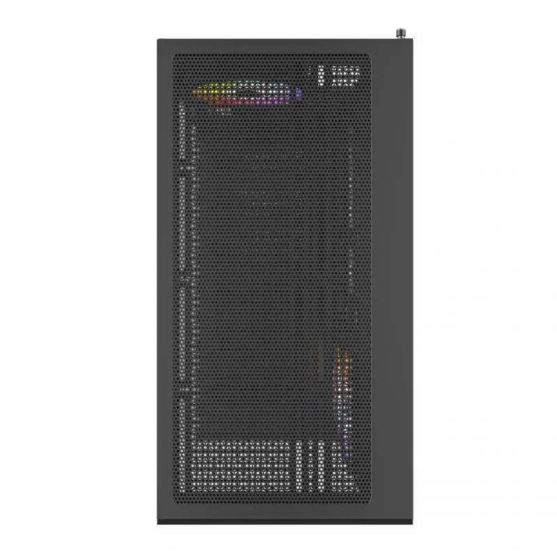 Montech XR TG, 3x120 ARGB PWM - midi chassi, fönster, svart