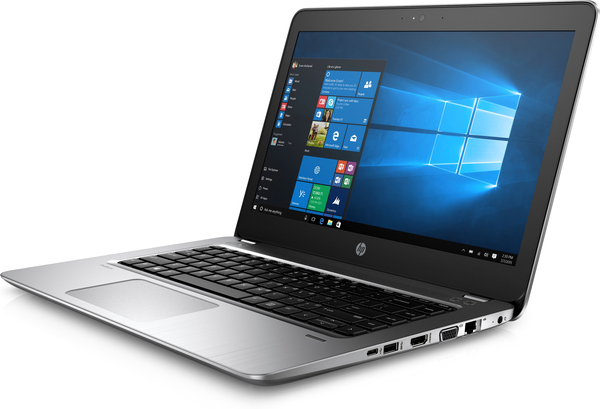 HP 14" ProBook 440 G4, 256GB SSD, Win 10 Pro -kannettava, hopea