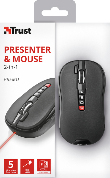 Trust Primo - wireless mouse, Black