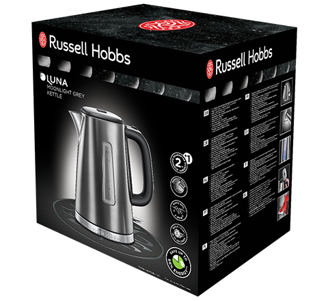 RUSSELL HOBBS Luna Kettle Grey 2.4kW