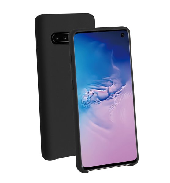 Vivanco Silicone Case Galaxy S10, Black