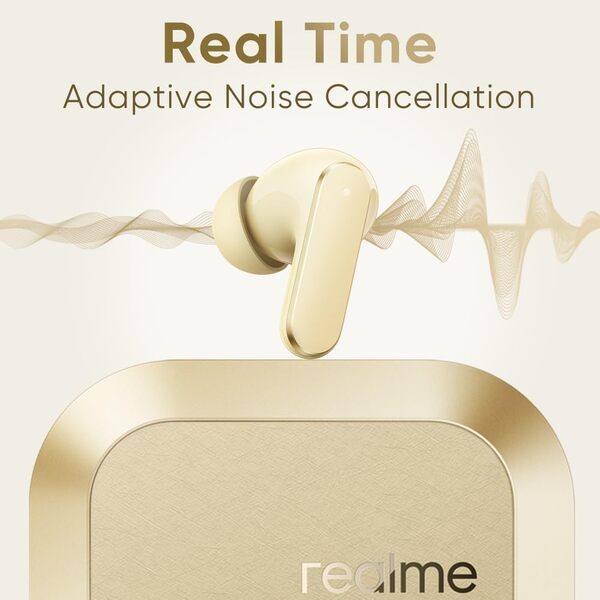 Realme Buds Air 8 Wireless Earbuds, Master Gold