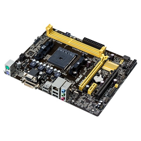 ASUS A58M-K Socket FM2+ AMD A58 2xDDR3 max 32GB D-Sub DVI PCI-E mATX
