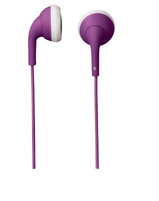 HAMA JOY Kuuloke In Ear Lila Universal MIC Nylonjohto