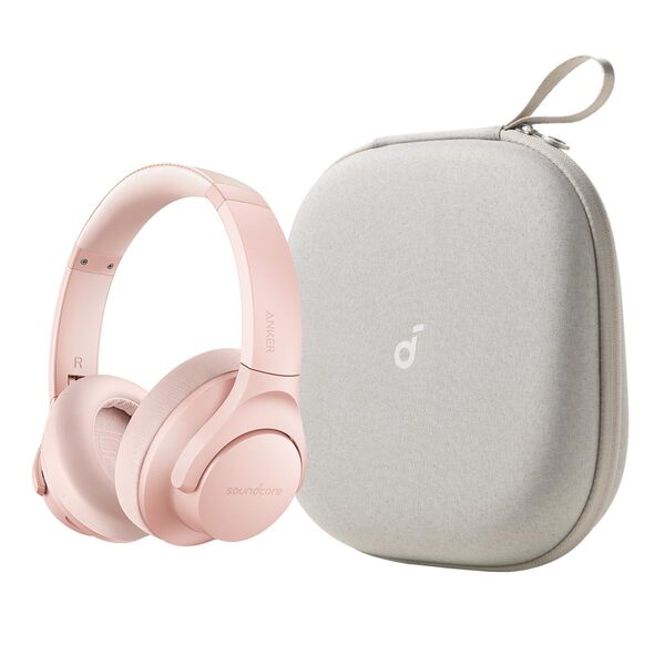Anker Soundcore Q20i Wireless Over-ear Headphones, Pink