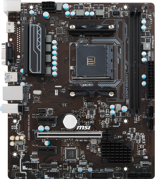 MSI A320M Pro VH PLUS, mATX -emolevy