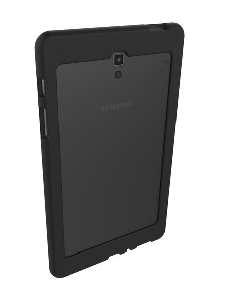 Compulocks Galaxy Rugged Edge Band - Bumper tabletille - rugged - kumi - musta malleihin Samsung Galaxy Tab S2 (8 tuuma)