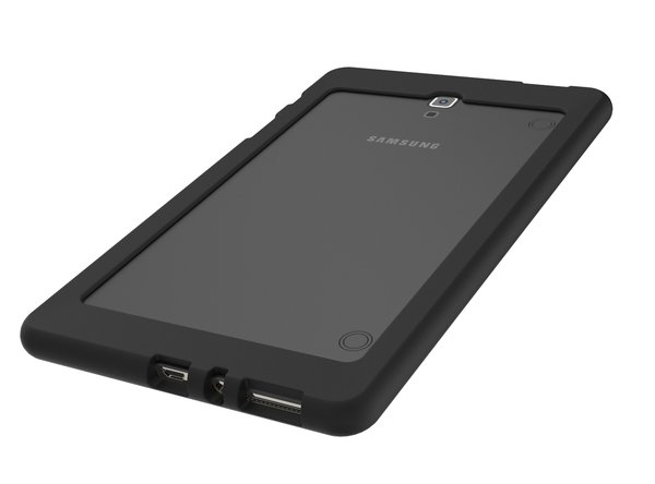 Compulocks Galaxy Rugged Edge Band - Bumper tabletille - rugged - kumi - musta malleihin Samsung Galaxy Tab S2 (8 tuuma)