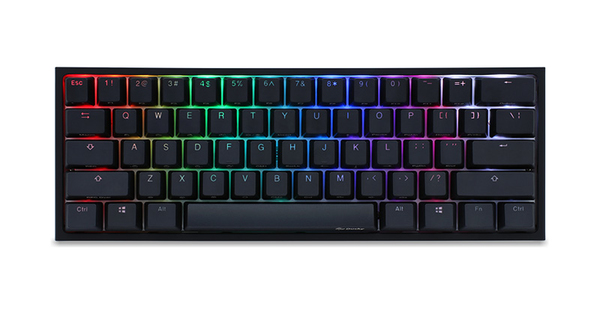 Ducky One 2 Mini, Cherry Blue RGB - Speltangentbord