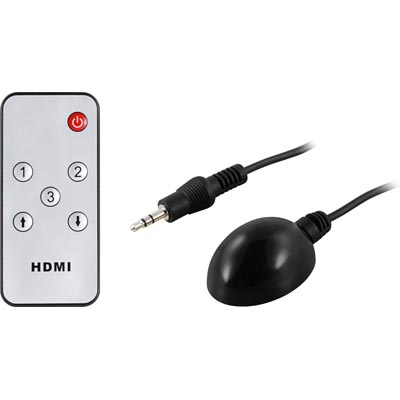 Automaattinen/manuaalinen HDMI-kytkin, 3 -1, 19-pin n, kaukos&auml;&auml;din