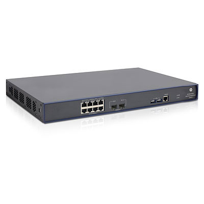 HPE 830 8P PoE+ Unified Wired-WLAN Swich with 8x dual-personality 10/100/1000 ports /2x emptySFP 1000 Mbps ports. Default supported APs: 12 and Maximum supporte