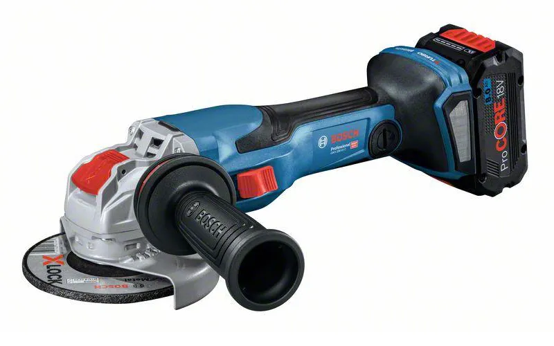 BOSCH cordless angle grinder 18V-15 C 2x 5.5Ah L-BOXX - 06019H6402