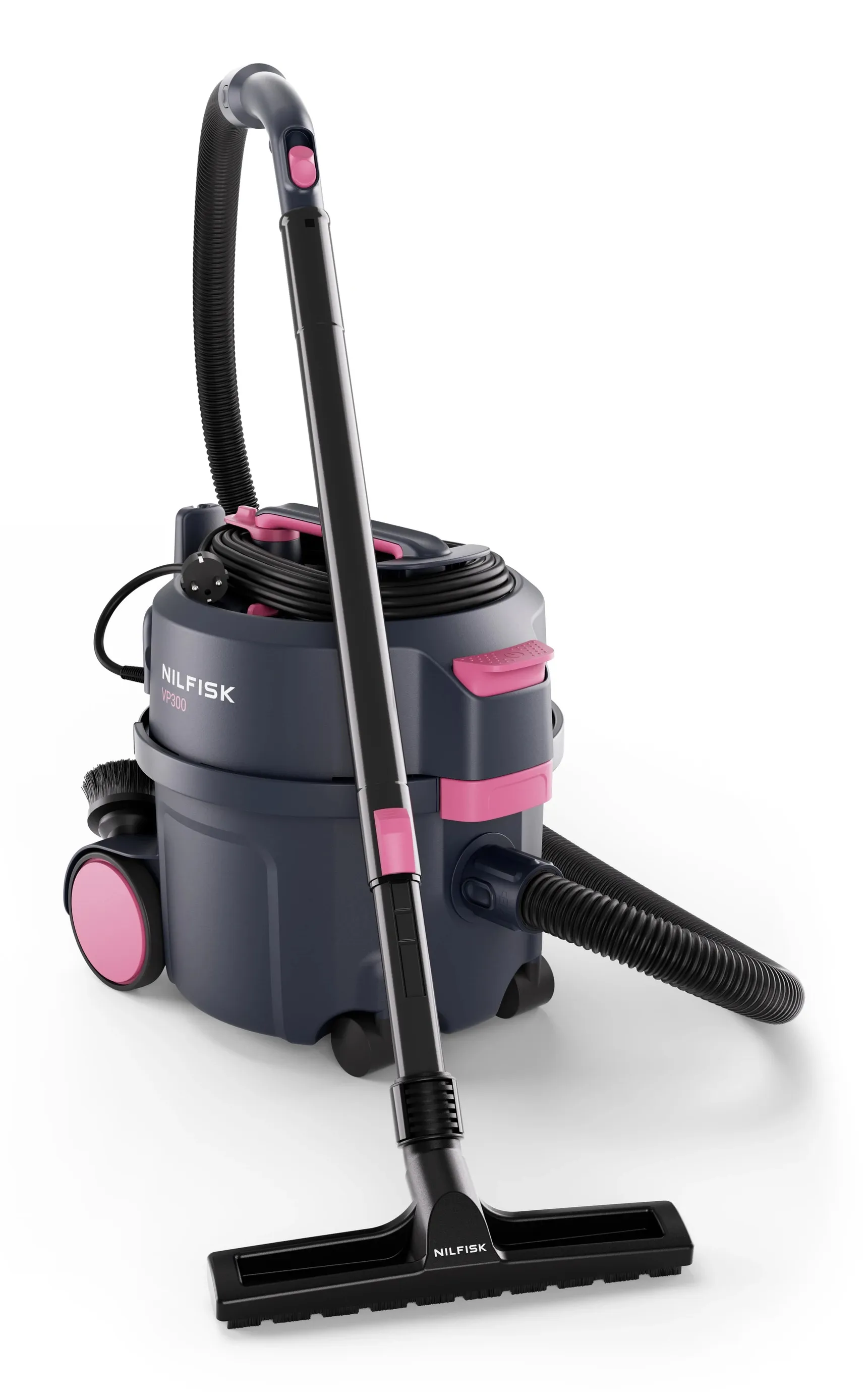 Nilfisk VP300 HEPA T EU - cylinderdammsugare, rosa