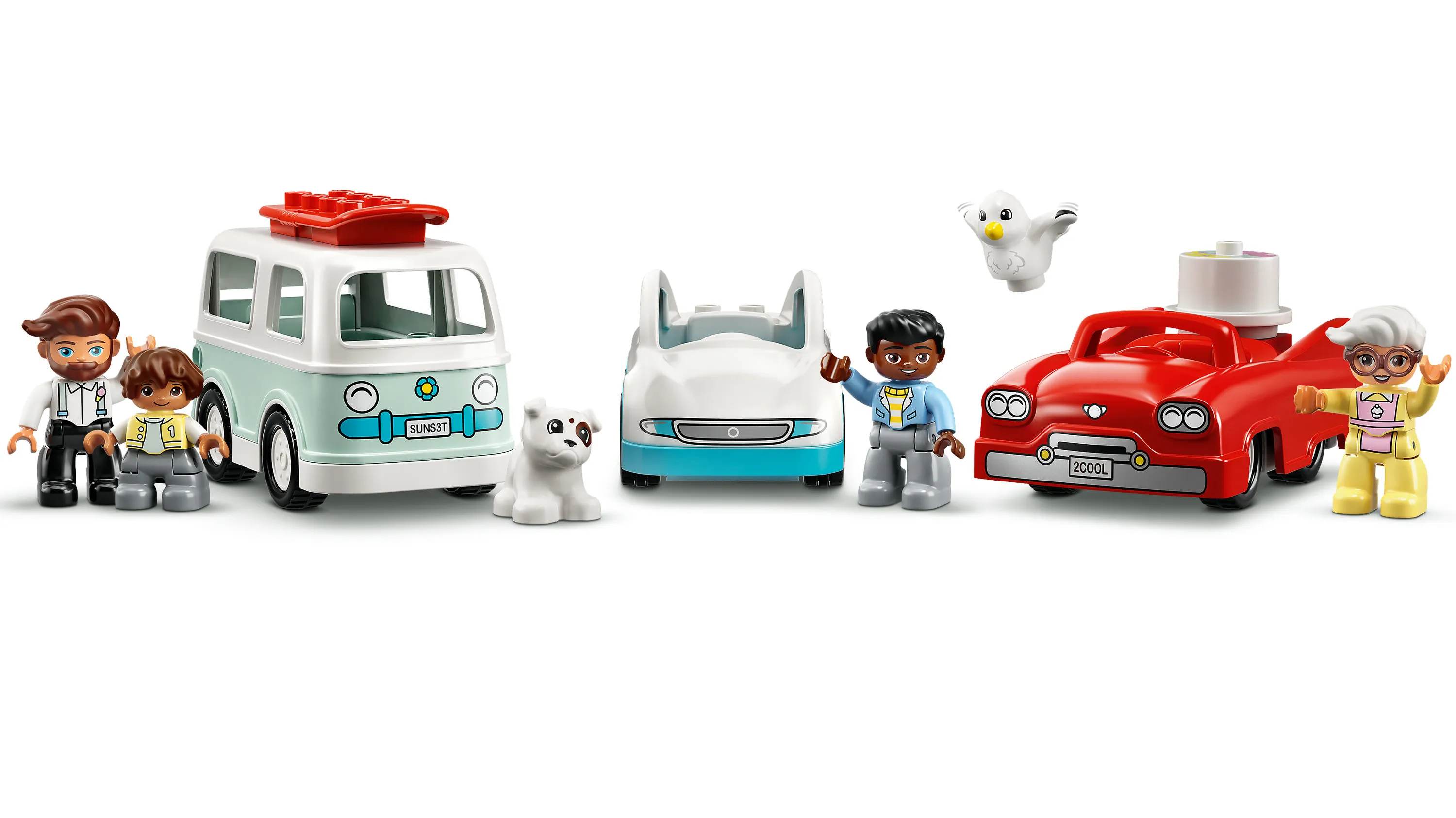 Lego Duplo parking garage with car wash 10948