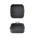 Nordic Quality Airfryer silikonform 20x20x6 cm, svart