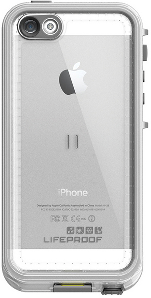LifeProof iPhone 5 Nuud, iPhone 5 case, IP-68, White grey