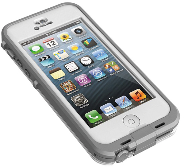 LifeProof iPhone 5 Nuud, iPhone 5 case, IP-68, White grey
