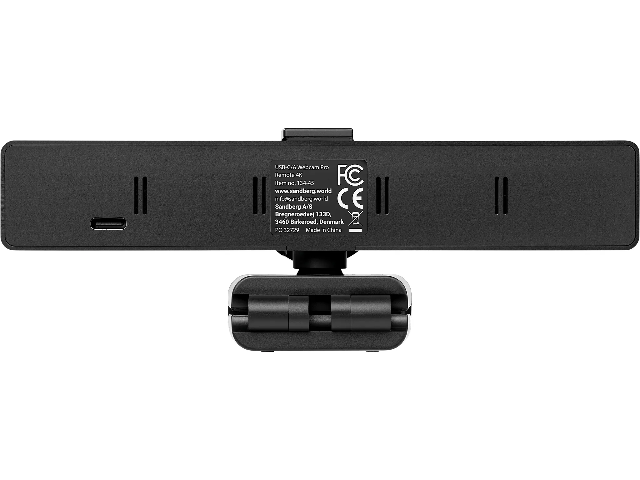 Sandberg Pro Remote 4K -web-kamera, Musta