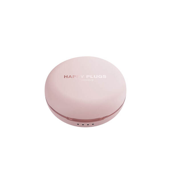 Happy Plugs Adore tr&aring;dl&ouml;sa in-ear h&ouml;rlurar, rosa