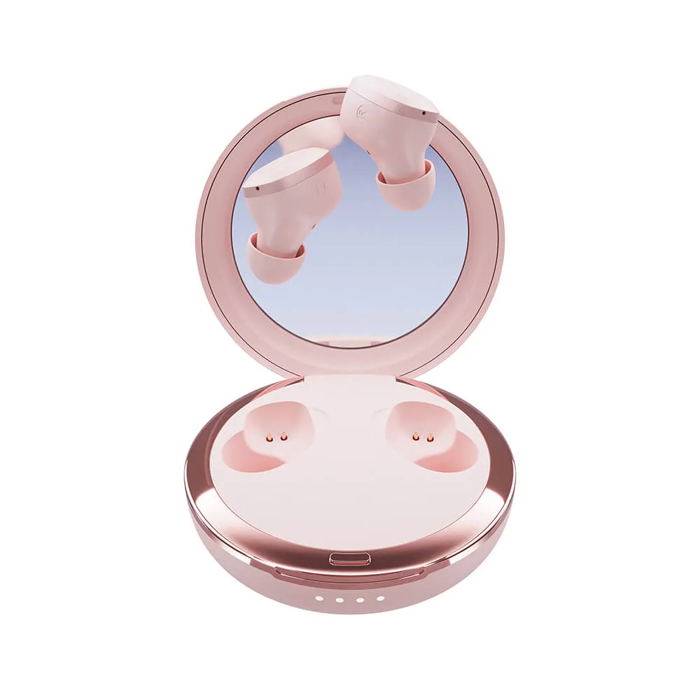 Happy Plugs Adore Wireless Earbuds, Pink