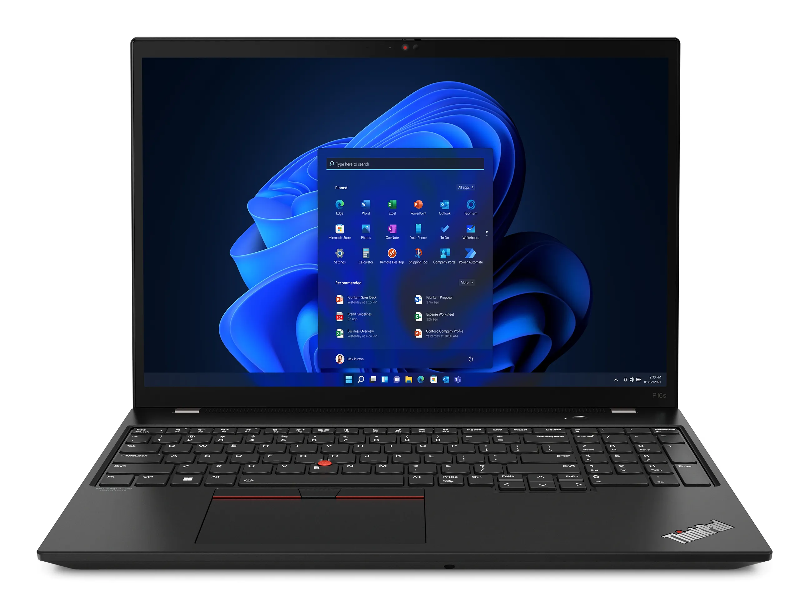 Lenovo ThinkPad P16s Gen 2 16&quot; WUXGA, AMD Ryzen 7 PRO 7840U, 32GB RAM, 1TB SSD, Win 11 Pro - notebook, Black