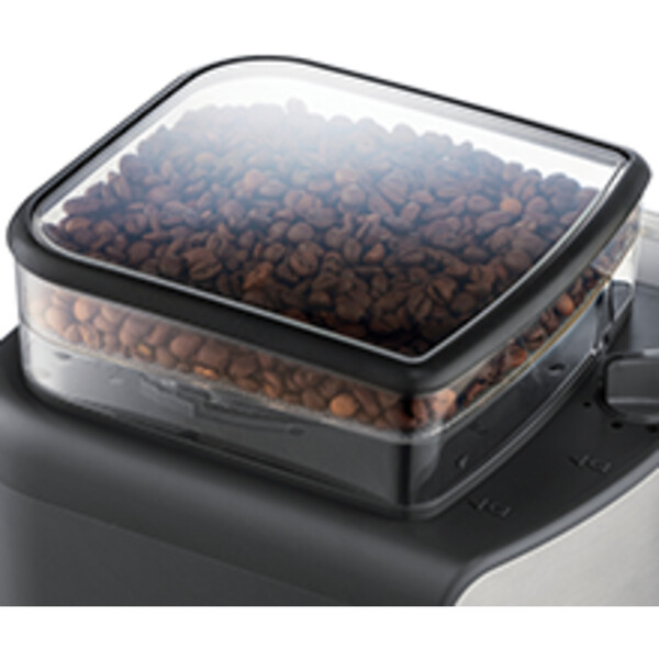 Remington Grind & Brew 25610-56 10 koppar kaffebryggare med kaffekvarn, borstat st&aring;l