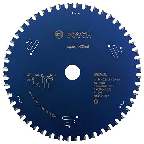 Bosch Circular Saw Blade Expert for Steel 184