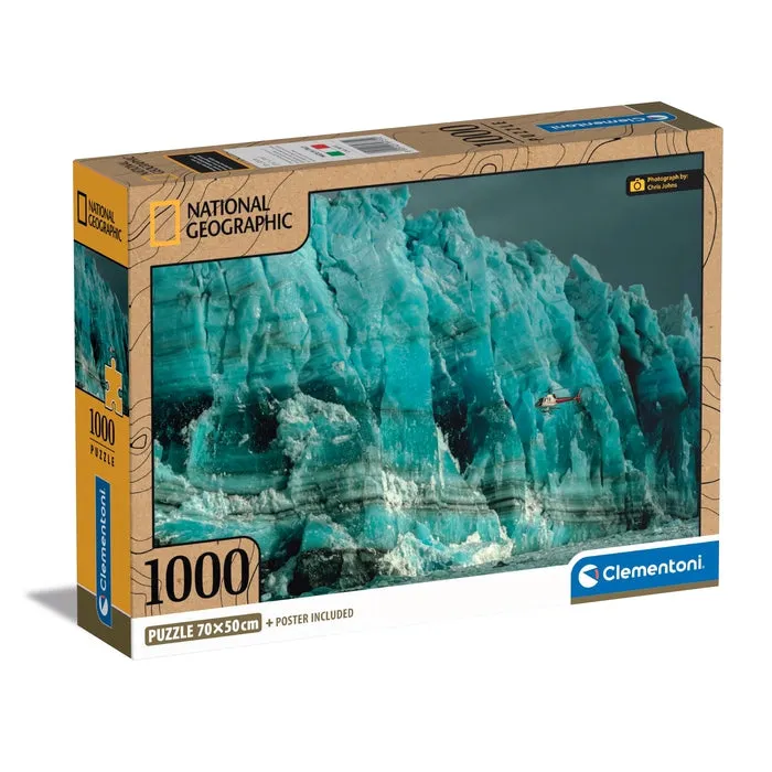 Clementoni High Quality Collection National Geographics Hubbard Glacier -palapeli, 1000 palaa