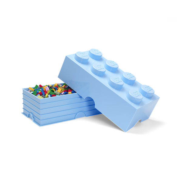 Room Copenhagen LEGO Storage Brick 8 light blue - RC40041736