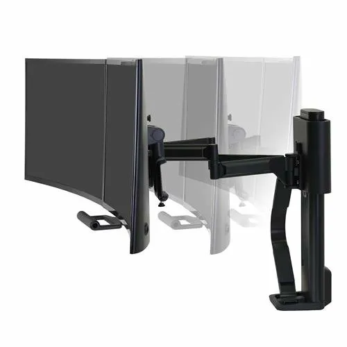 Ergotron TRACE monitorin kiinnike ja p&ouml;yt&auml;jalusta 68.6 cm (27&quot;) Musta