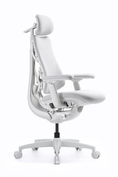LiberNovo Omni Gen Dynamic - Ergonomisk stol, 48cm Glacier White