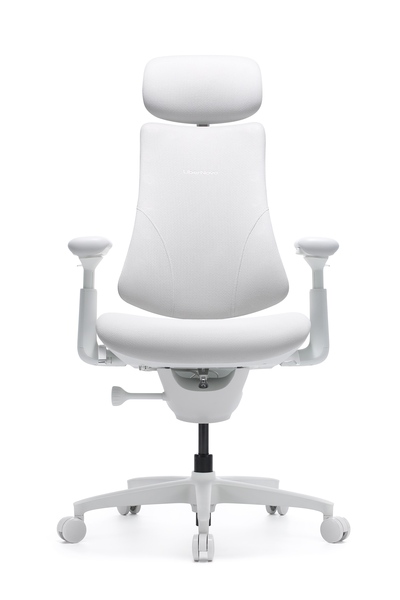 LiberNovo Omni Gen Dynamic - Ergonomisk stol, 48cm Glacier White