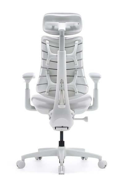 LiberNovo Omni Gen Dynamic - Ergonomisk stol, 48cm Glacier White