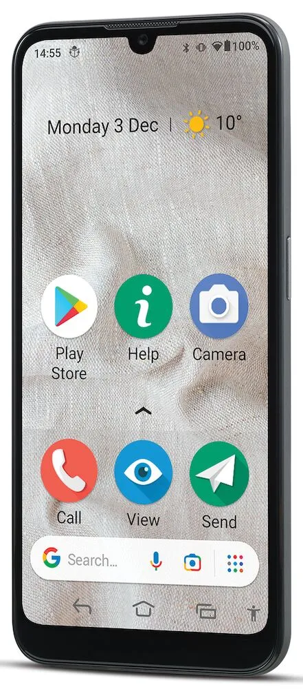 Doro 8180 32 Gt/2 GB -Android-puhelin, Harmaa
