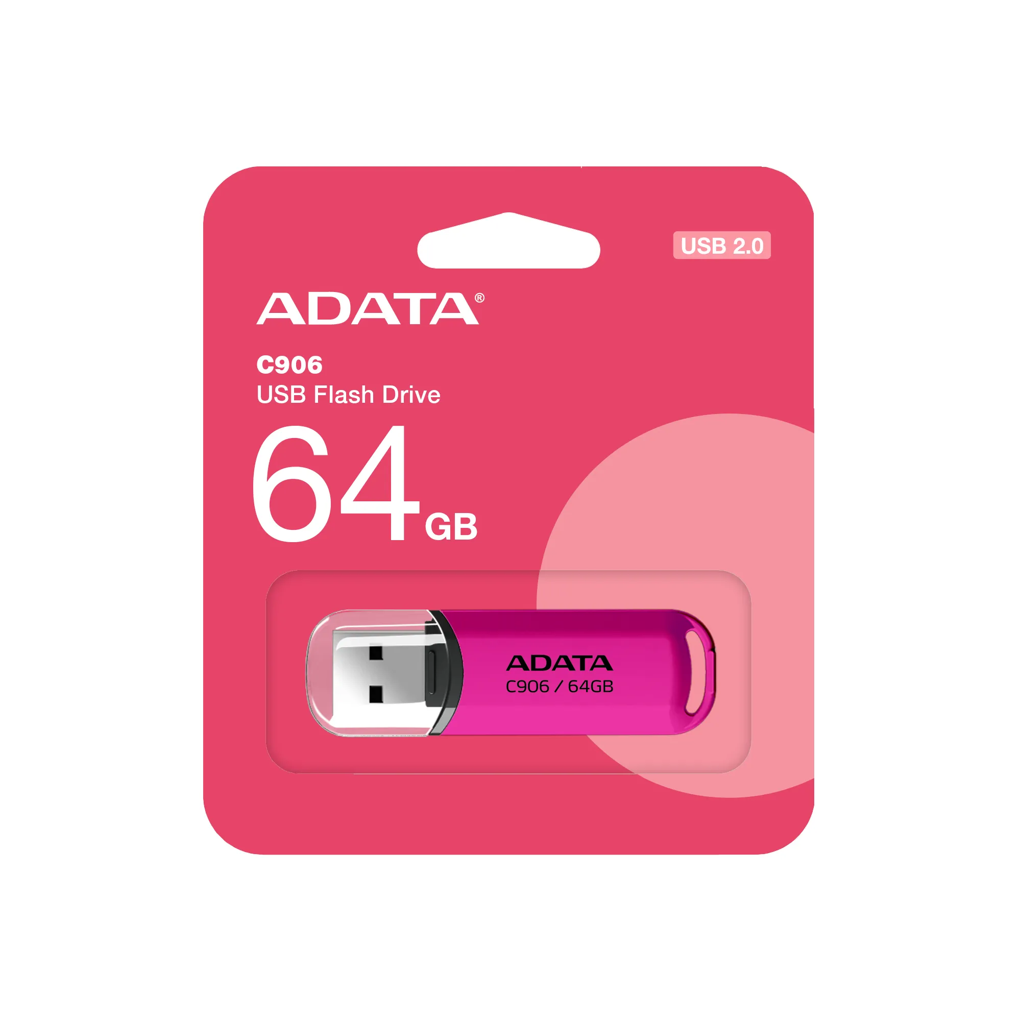A-DATA AC906 USB 2.0 64GB memory stick, Pink
