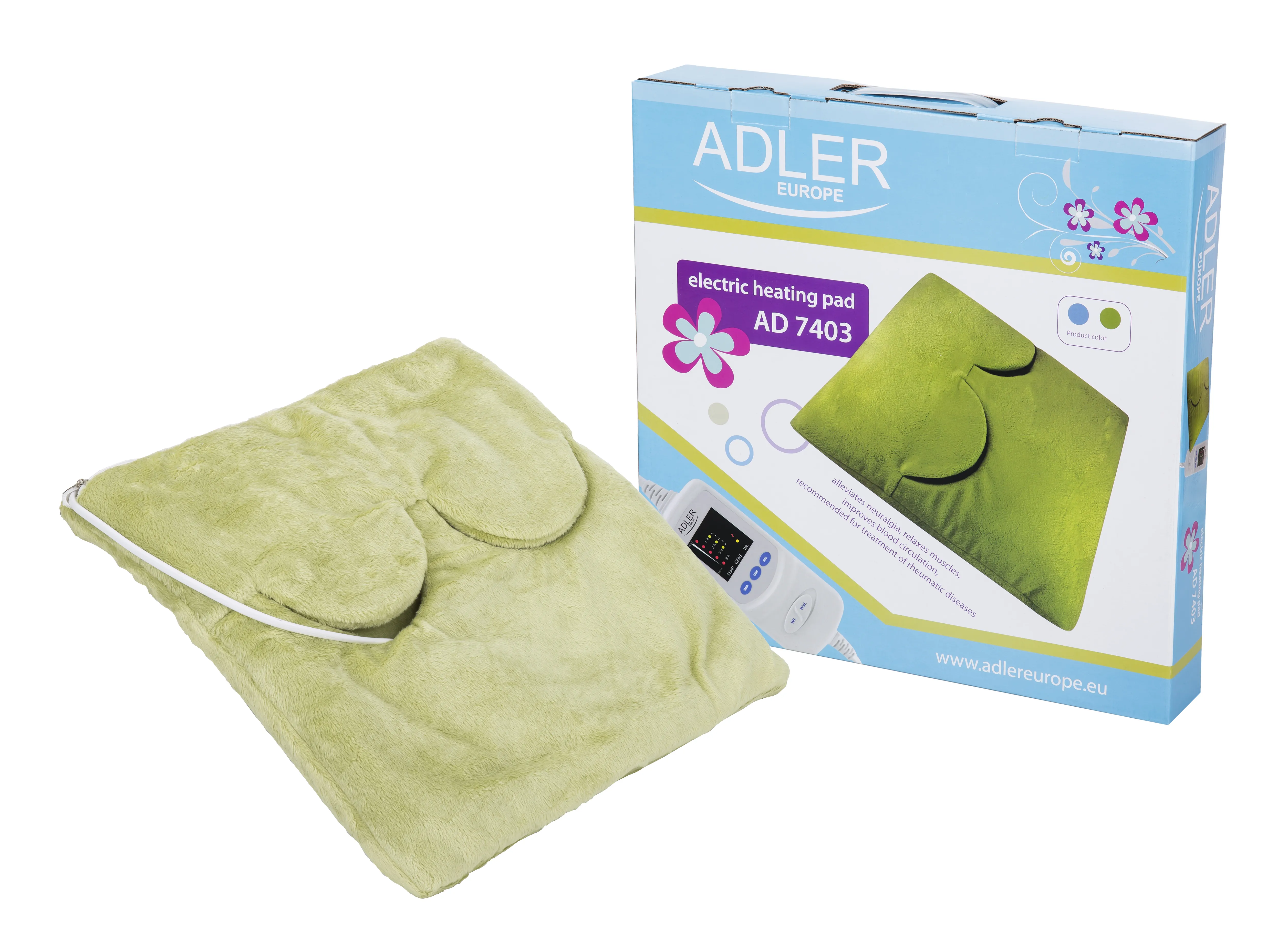 Adler AD 7403 V&auml;rmedyna, 38 x 38 cm, 80 W, Gr&aring;