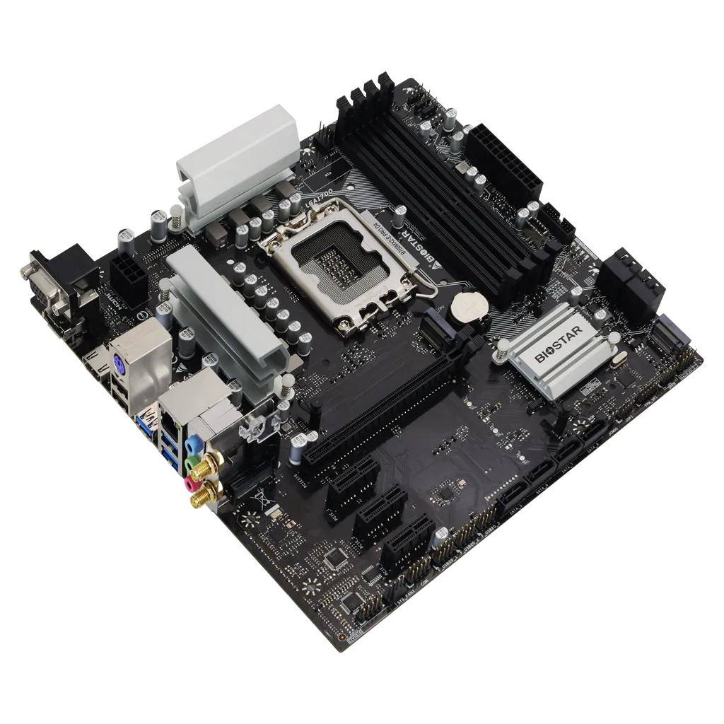 Biostar B760MX2-E Pro D4 B760,S1700,mATX,DDR4 - motherboard, black